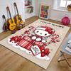 Custom HelloKitty Mat Personalized Name, Polyester Washable Indoor Entryway Rug, Gift for Christmas, Easter, Thanksgiving Day