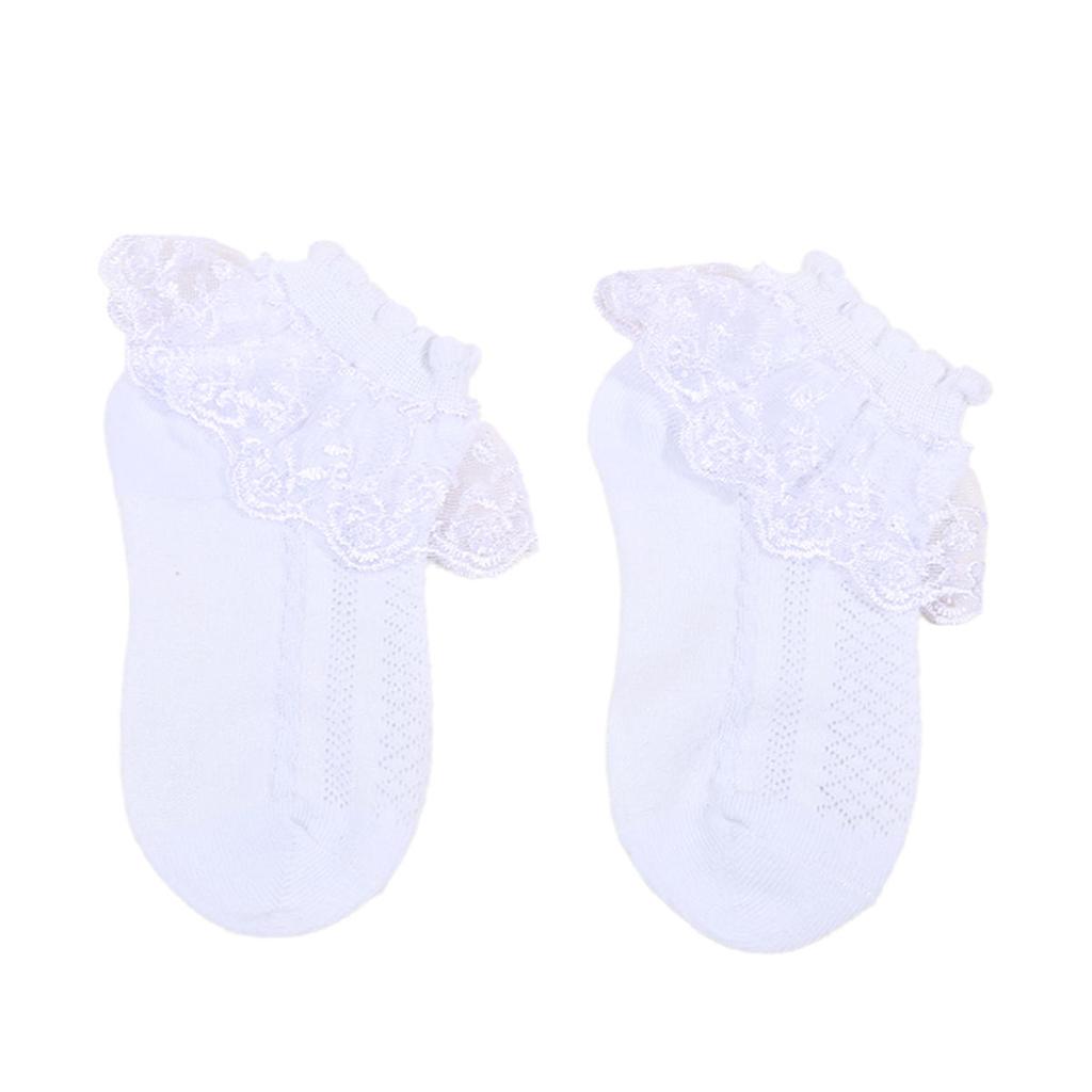 Детские носки для девочек, кружевные, с оборками, принцесса, сетчатые, детские, короткие, дышащие, хлопковые, танцевальные, носки для малышей