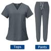 Медицинский костюм Slim Fit для женщин, Комплекты скрабов, Аксессуары для медсестер, Больничные хирургические халаты, Рабочая одежда для стоматологической клиники, салона красоты