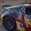 Задний спойлер-крыло-диффузор из карбона в стиле AJT для Nissan 370Z