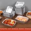 Rectangular Thick Aluminum Foil Barbecue Tray - Disposable & Reusable