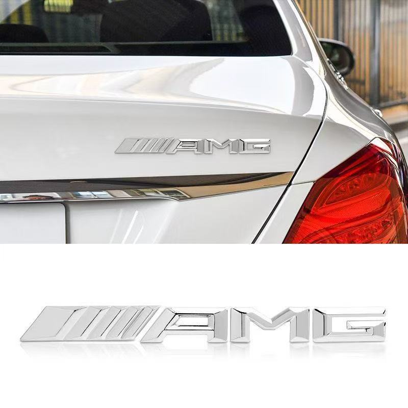 1pcs ABS Logo Emblem Car Trunk Badge For Mercedes Benz AMG C E G CLA GLA GLC W204 W205 W176 W177 W212 W213 Sticker Accessories AF1