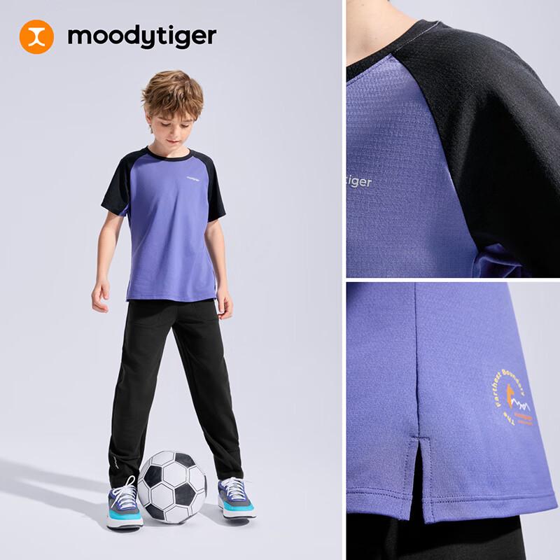 Детская спортивно-повседневная футболка с коротким рукавом Moodytiger
