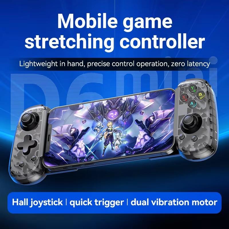 Беспроводной игровой растягивающийся контроллер для Switch/ПК/Android/iOS, джойстики Холла, складной, Type-C, Геймпад, НОВЫЙ