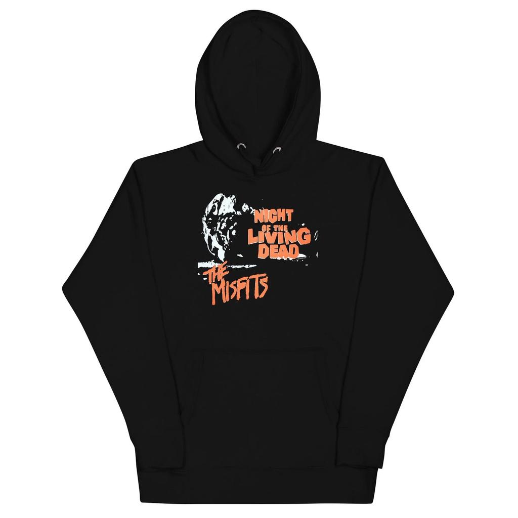 Misfits - Night of the Living Dead Hoodie Sweatshirt Black New