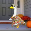 Porch Goose Figurine Outfit Costume Unique Easy To Use Sculpture Clothing Yard Decoration for