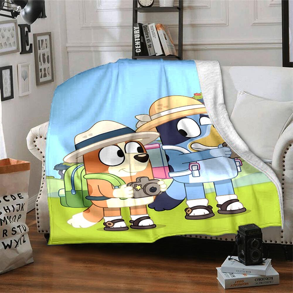 1pc B-Blucy Blanket, Gift, for Men and Women, Soft Blanket, Good for Sofa Bed Couch Travel, Lightweight Flannel Blanket