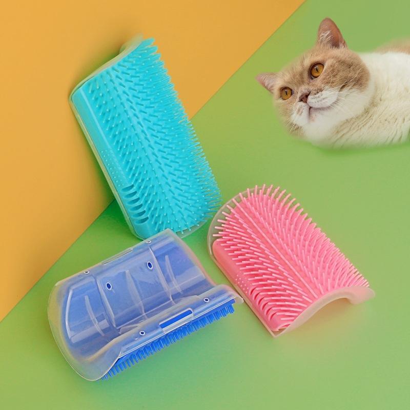 SEE KEAN Cat Wall Corner Self-Groomer