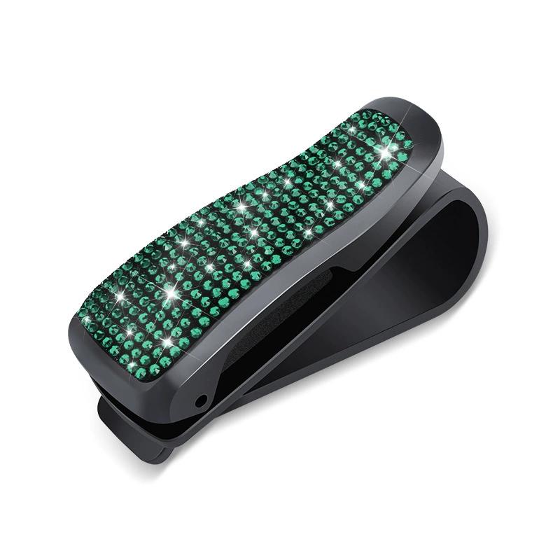 Крепление на солнцезащитный козырек, держатель для солнцезащитных очков, держатель для страз, портативные солнцезащитные очки, автомобильный зажим для кристаллов, аксессуары для украшения