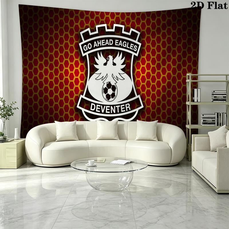 Go Ahead Eagles Wall Tapestry Aesthetic Wall Hanging Printed Fabric Blanket Decorative Tapestries for Bedroom Living Room Home Decor
