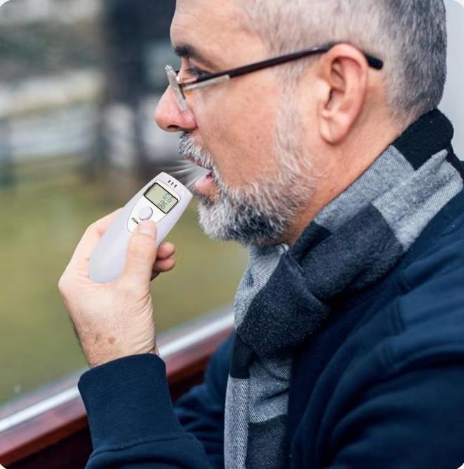 Анализатор алкотестера, карманный цифровой алкотестер, детектор алкоголя в выдыхаемом воздухе, тестер алкоголя в выдыхаемом воздухе