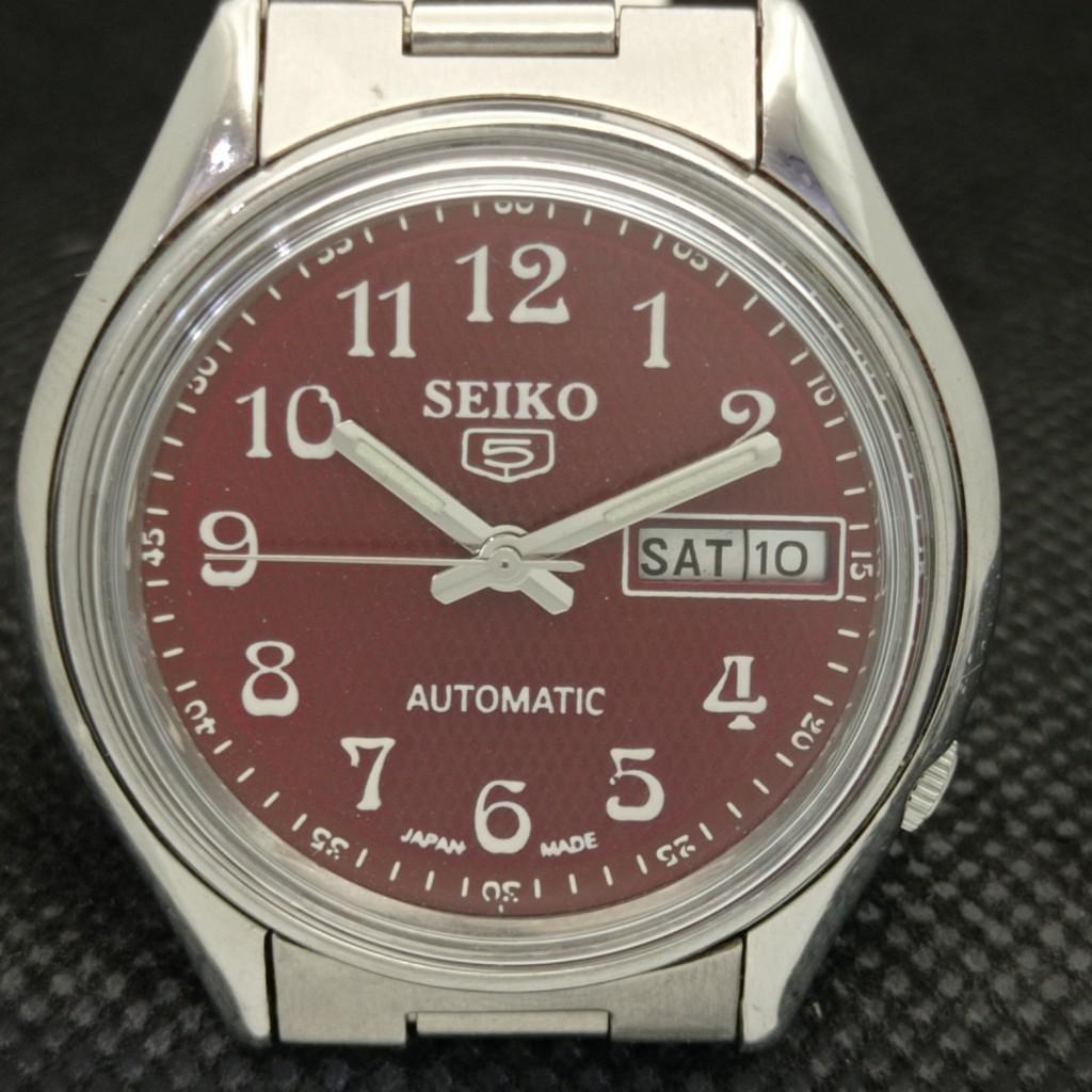 Б/У винтажные часы SEIKO 5 AUTOMATIC 6309A JAPAN MENS D/D BROWN 595a-a312362-9
