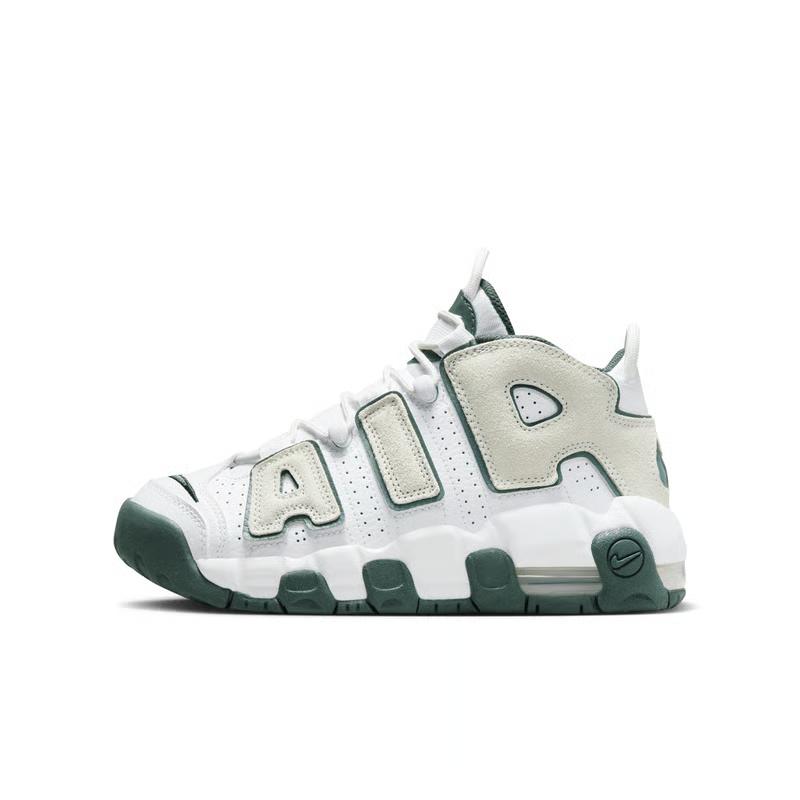 Nike Air More Uptempo 'Белый Винтажный Зеленый' GS FQ1938-100