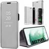 Semi-rigid Protective Case for Samsung S22 Plus - BOOLING - Clear View Smart Case - Silver