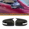 For Mitsubishi Lancer X 10 EX EVO 2013-2016 M Style Black/Carbon Side Door Rearview Mirror Cover Cap Trim Shell Sticker Car