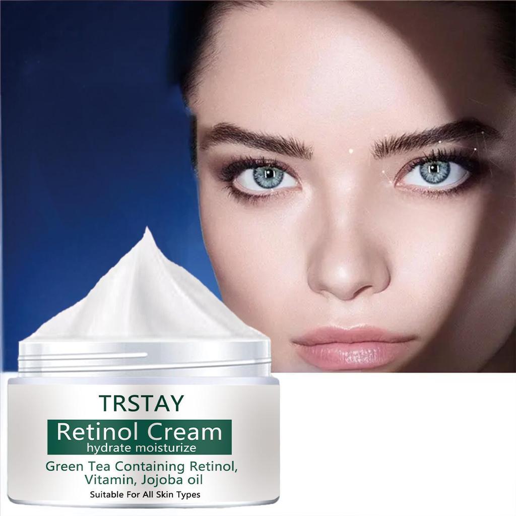 Retinol Moisturizing Cream, Smooths Wrinkles, Reduces Fine Lines, Hydrates and Moisturizes, Nourishes the Skin, and Improves Damaged Skin