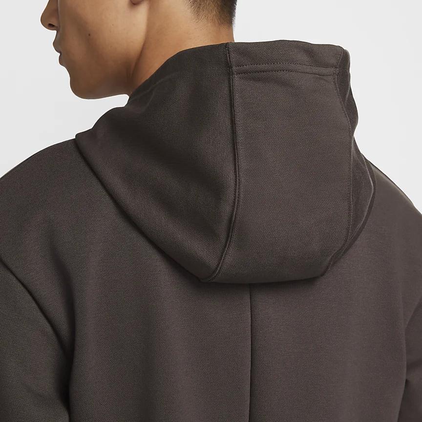 Nike Спортивная толстовка Court Heritage Dri-Fit, удобная, мягкая, свободная, отводящая влагу, мужская, цвет Барочно-коричневый, Вельветово-коричневый, FQ2094-237