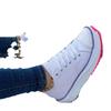 Классические белые парусиновые туфли Speedy, женские кроссовки, однотонные повседневные туфли на шнуровке на платформе для женщин