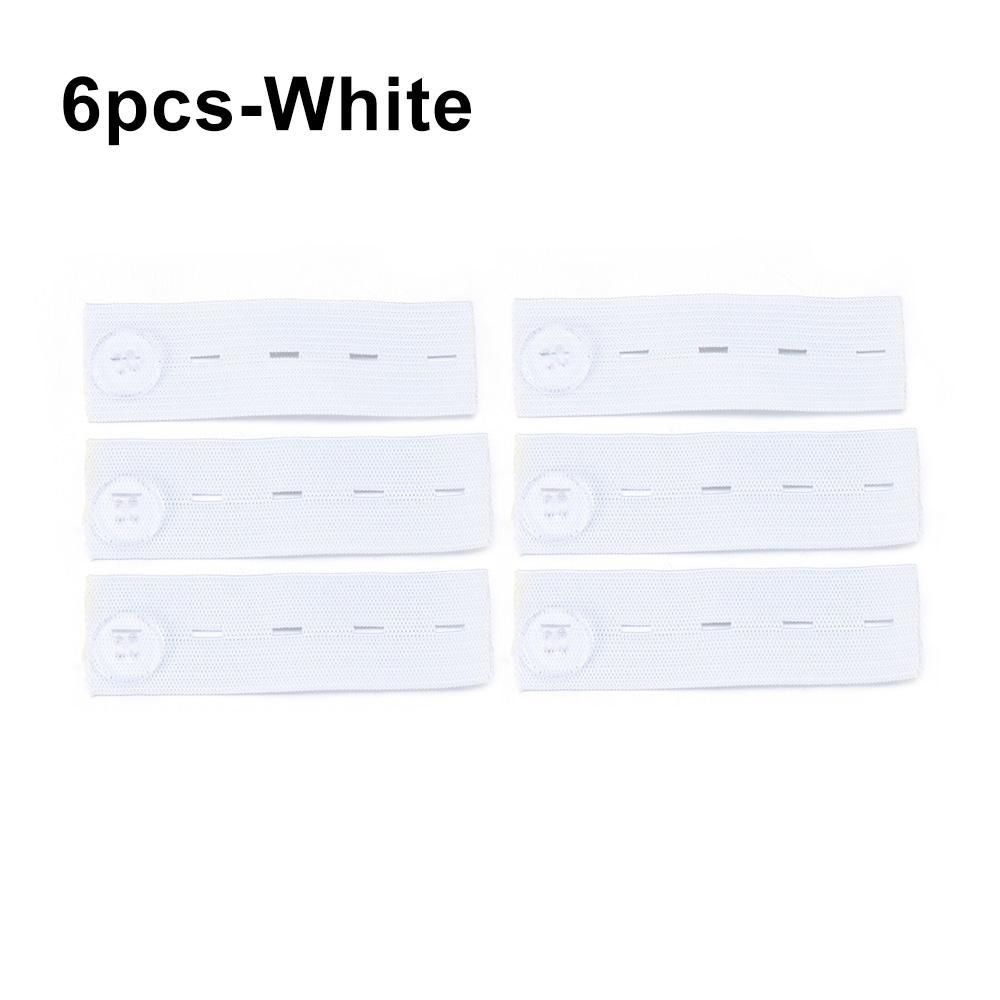 2/4/6PCS Jeans Skirts Garment Accessories Maternity Waist Band Button Hooks Pant Extender Belt