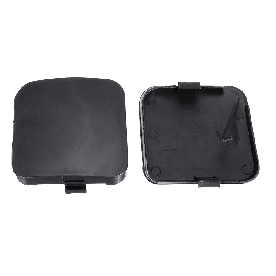 2x Крышка заглушка проушины буксировочного крюка переднего бампера черная для Toyota RAV4 2009 2010 2011 2012