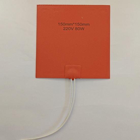 Грелка из силиконовой резины, устойчивая к коррозии, электрическая тепловая пленка, горячий нагревательный коврик, постоянная температура