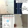 2 шт. фиксаторов зазоров для штор, магнитные пряжки-застежки на обоих концах края занавески для душа, настенные крючки-зажимы по бокам для предотвращения утечки света