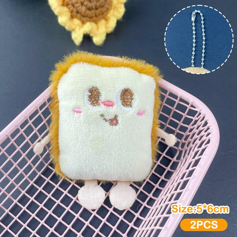 2 шт. гамбургеры жареные куриные ножки хлеб плюшевая кукла кулон брелок мультфильм смешная кукла брошь рюкзак украшения подарки