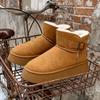 Женская мода легкие зимние теплые меховые одинарные сноубутсы с мягкой подкладкой, нескользящие повседневные спортивные хлопковые ботинки