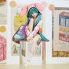 14СМ Аниме ХАТСUNE MIKU Фигурка Стопор для лапши Фигурка Пижама с заячьими ушками Модель Игрушка Японские Куклы Фигурка Действия Коллекция Подарок