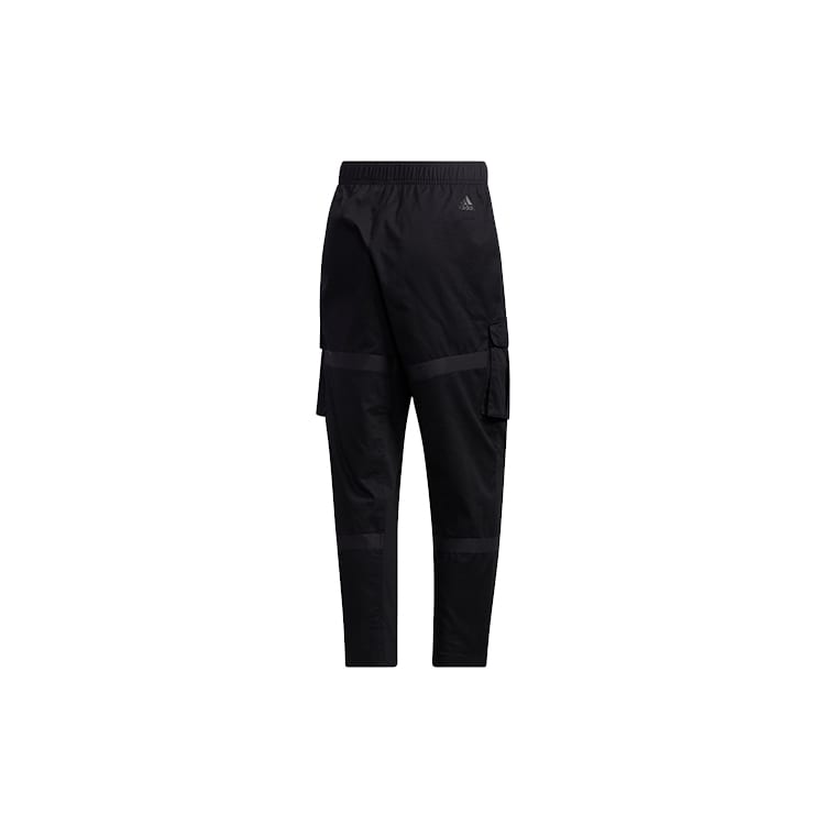 adidas Брюки карго мужские черные умеренные GL0394