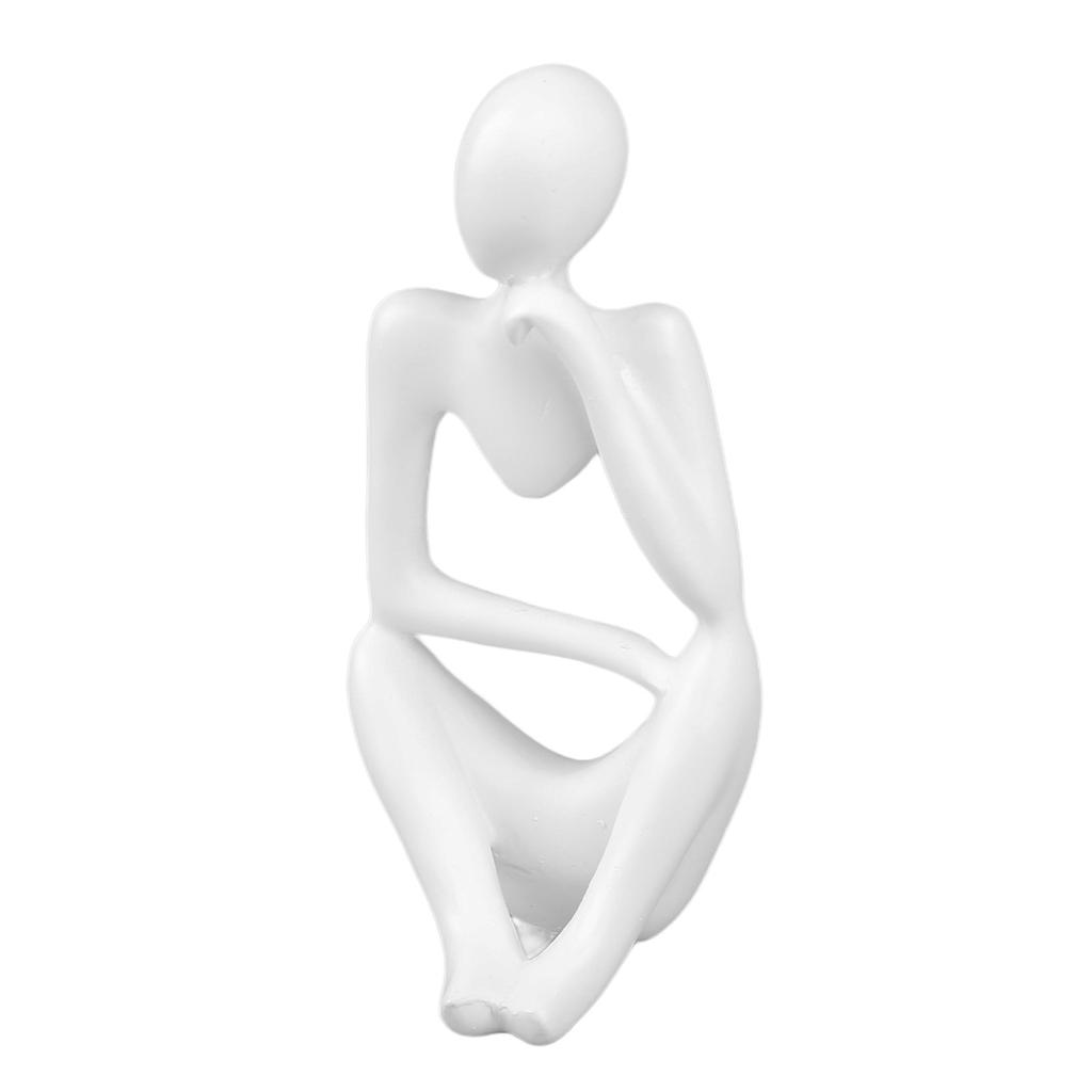 Статуя мыслителя из смолы, абстрактная фигурка мыслителя, украшение в стиле мыслителя для гостиной, офиса, книги