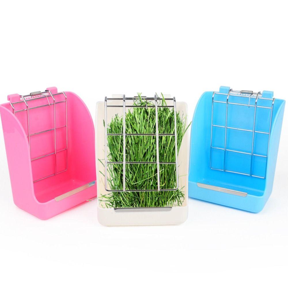 Plastic Multi-Functional Hanging Rabbit Hay Feeder Feeding Rack Grass Container Grass Holder