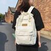 Холщовая сумка большой емкости женский студенческий рюкзак мужская школьная сумка