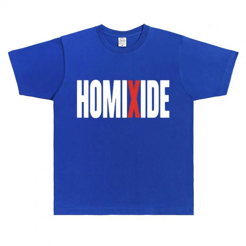 Fashion Women's T-Shirt Rapper Homixide Gang Graphic T-shirt Playboi Car