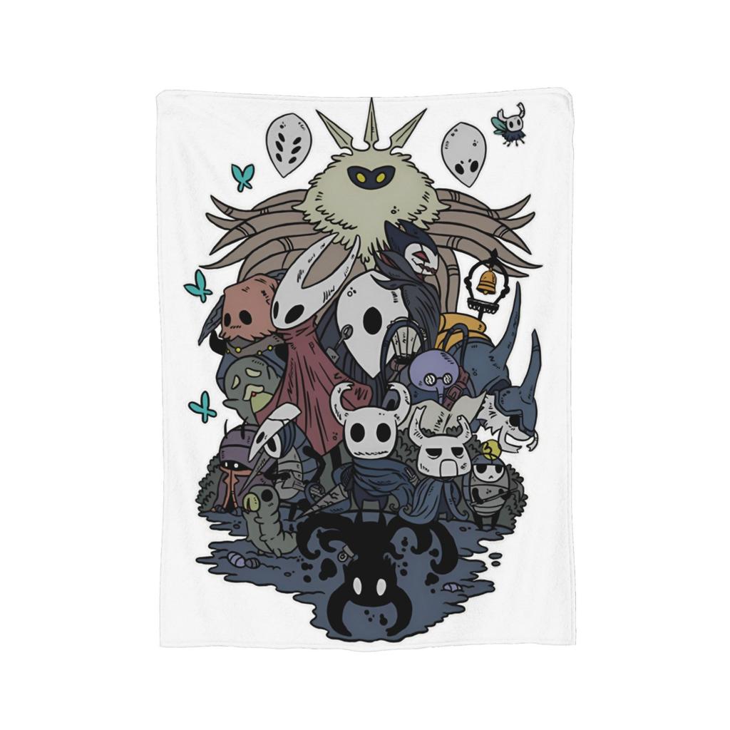 Hollow Knight Silksong Hornet Blanket Fleece Decoration Breathable Super Soft Throw Blanket for Sofa Bedroom Plush Thin Quilt