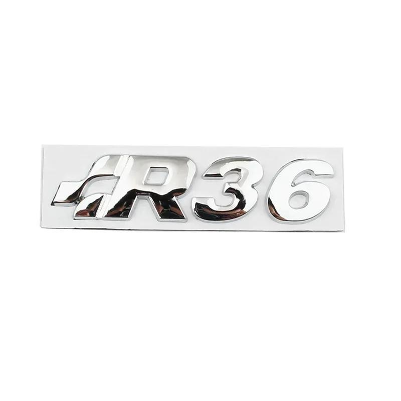 AABLE1 3D Металлическая наклейка-эмблема на задний багажник R32 R35 R36 Для VW SR32 SR35 SR36 Volkswagen Golf MK4 Passat Tiguan