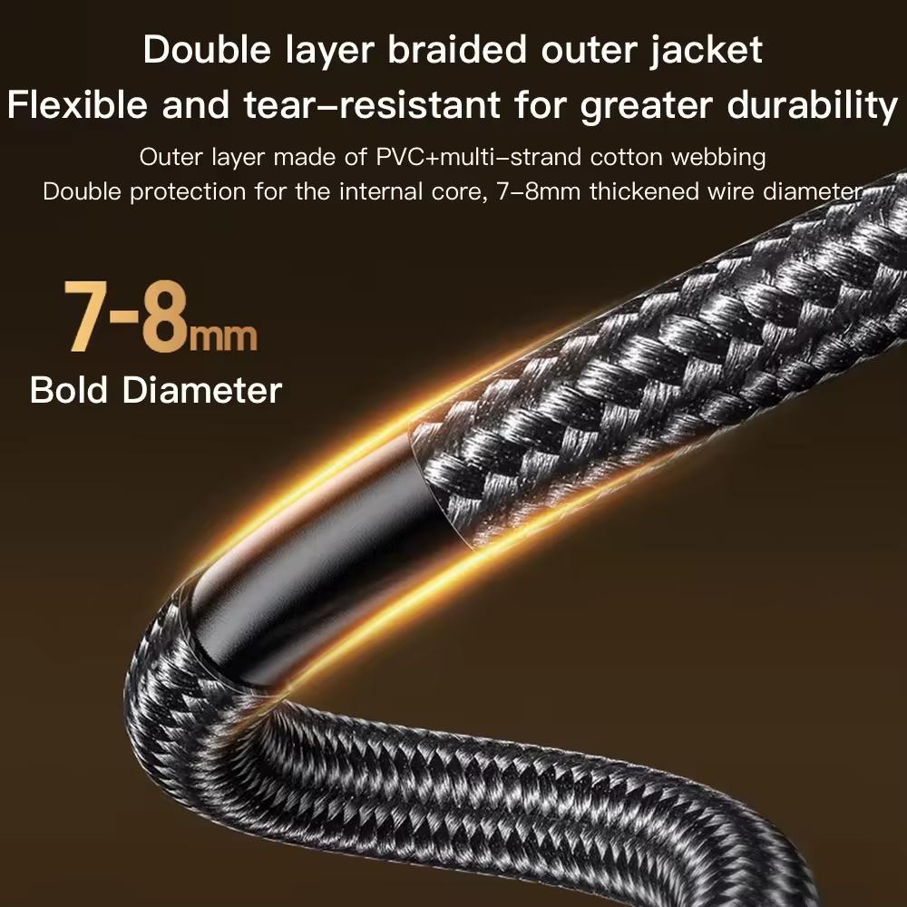 SAMZHE HDTV for Cable 2.1 Version 8K/60Hz 4K/240Hz Braid Shielded for Computer/Monitor Laptop Set-Top Box TV Projector