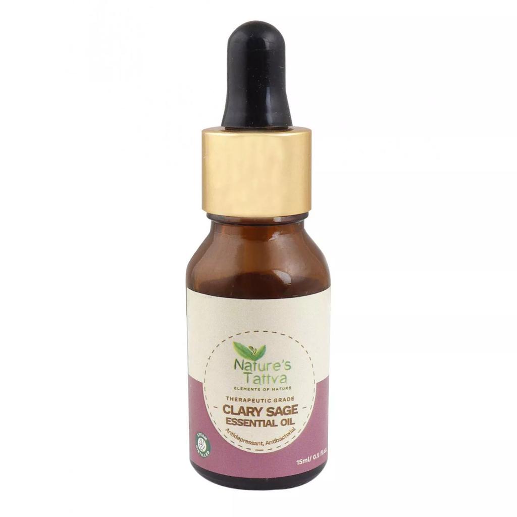 Essential Oil of Clary Sage (15 Ml), Clary Sage Essential Oil Nature's Tattva