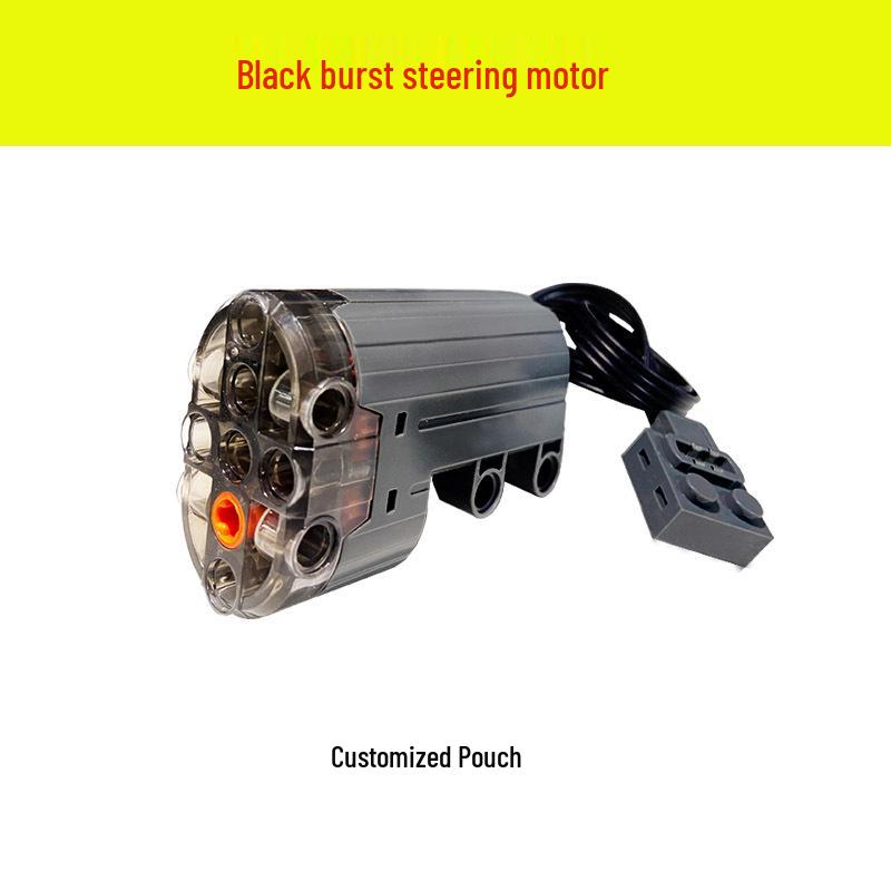 Пульт управления Высокоскоростной двигатель и Батарейный блок для кирпичиков Lego с черными, красными и светлыми модификациями