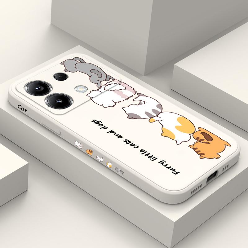 Плюшевый Чехол для Телефона Животное Для Xiaomi Poco F7 X7 X6 F6 M6 M5 M5S F5 X5 F4 X4 M4 F3 M3 X3 Pro Ultra 4G 5G GT Силиконовый Чехол