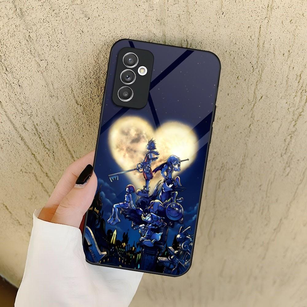 Kingdom Hearts Crayon Style Pattern-Bright Phone Case for Samsung Galaxy S24 S23 S22 S21 S20 A24 A34 A54 A53 Note20 M54 Fe Ultra