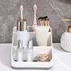 Bathroom Organizer Makeup Display Case Multifunctional 6 Grids Cosmetic Storage Box