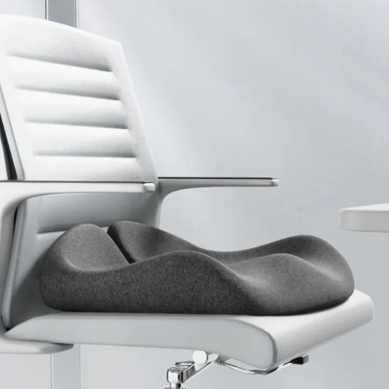 Ишиас Облегчение Боли в Спине Комфортное Офисное Кресло Подушка для Автосиденья Нескользящая Ортопедическая Подушка из Пены с Памятью для Копчика