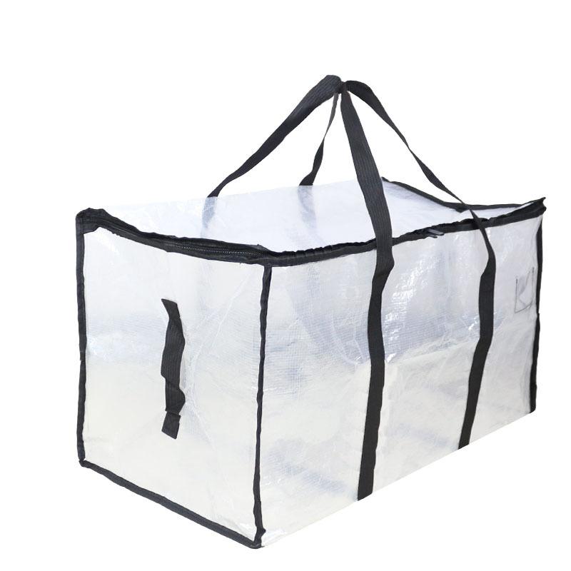 Large Capacity Quilt Storage Bag Transparent Quilt Clothes Sorting Bag Luggage Moving Packaging Bag Special Artifact