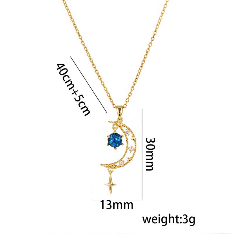 Специально для титановой стали планета звездное небо нетускнеющая ожерелье женская мода индивидуальность универсальное высококлассное ощущение цепь на ключицу украшения