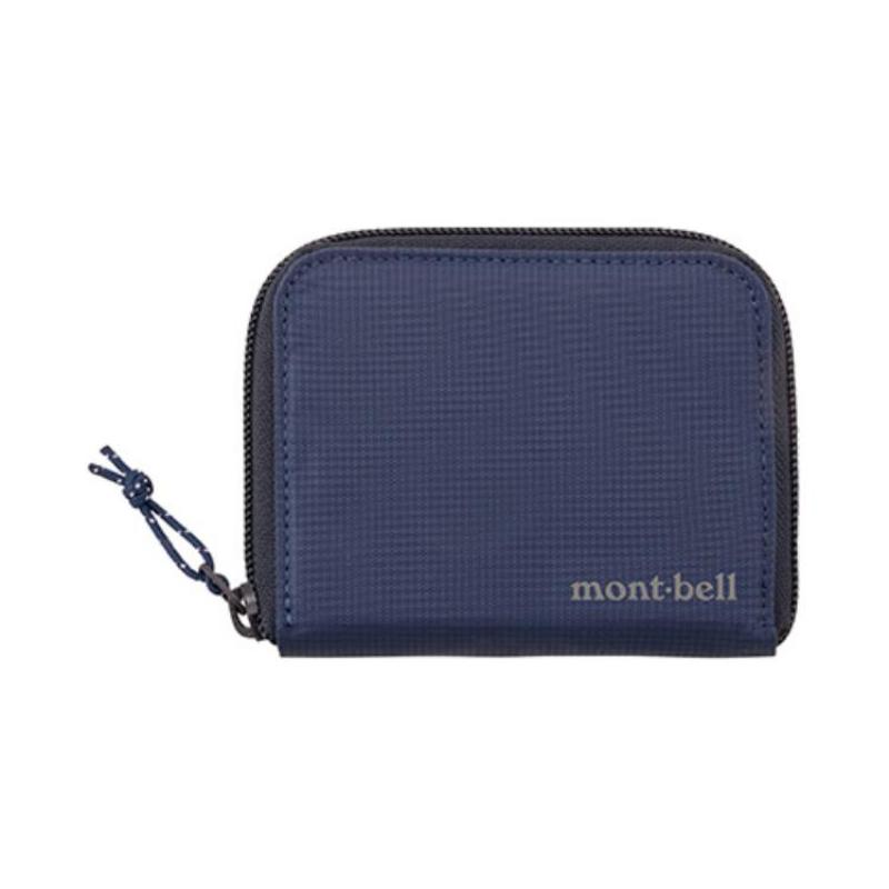 MONTBELL Простой нейлоновый кошелек на молнии Унисекс Для пары Темно-синий