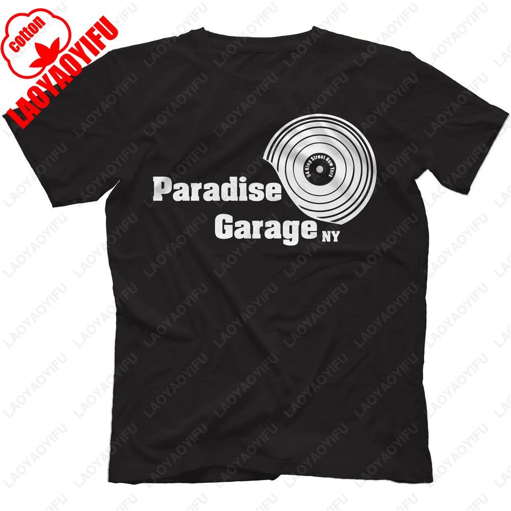 Футболка Paradise Garage Хлопок Диско Хаус Ларри Леван Salsoul Чикаго Летняя Мода Повседневная Обычный Хлопок Мужская Одежда