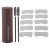 One Step Eyebrow Stamp Shaping Kit Long Lasting Waterproof Eyebrow Powder Set for MakeupNatural