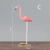 Розовые фигурки из смолы, поделки, фламинго, украшение для домашнего стола, мультяшные аксессуары, креативные украшения для гостиной и рабочего стола