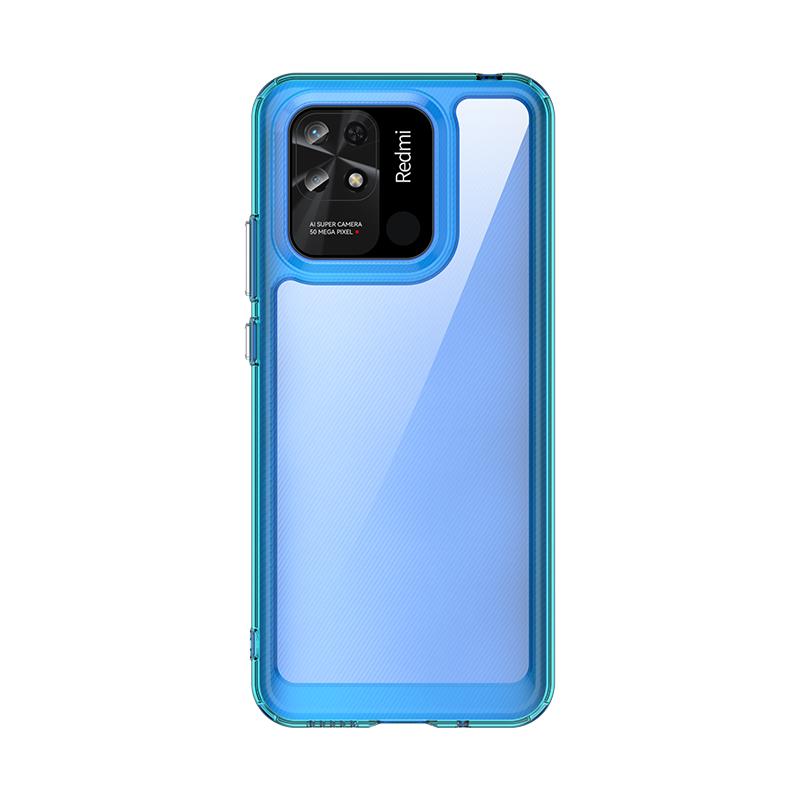 Для Poco C40 Чехол Чехол Xiaomi Poco C40 Capas Противоударный Бронированный Бампер Задняя Прозрачная Цветная Прозрачная Для Fundas Poco C40 Чехол
